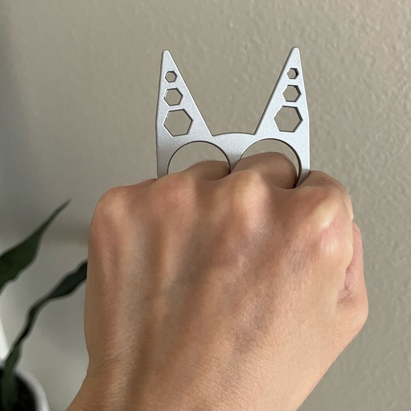 Cat Self Defense Keychain Metal - Picture 9 of 15